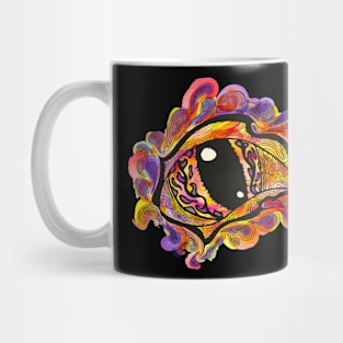 Mystic eye - colorful aquarel design Mug